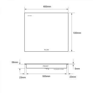 Fisher & Paykel 飛雪 CI604DTB4 60厘米 嵌入式四區電磁爐